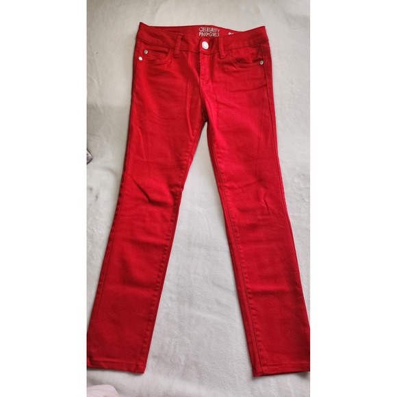 Celebrity Pink Other - Celebrity Pink Girls Skinny Jeans Tango Red Size 12 CK5820F57 Slim Fit Pants